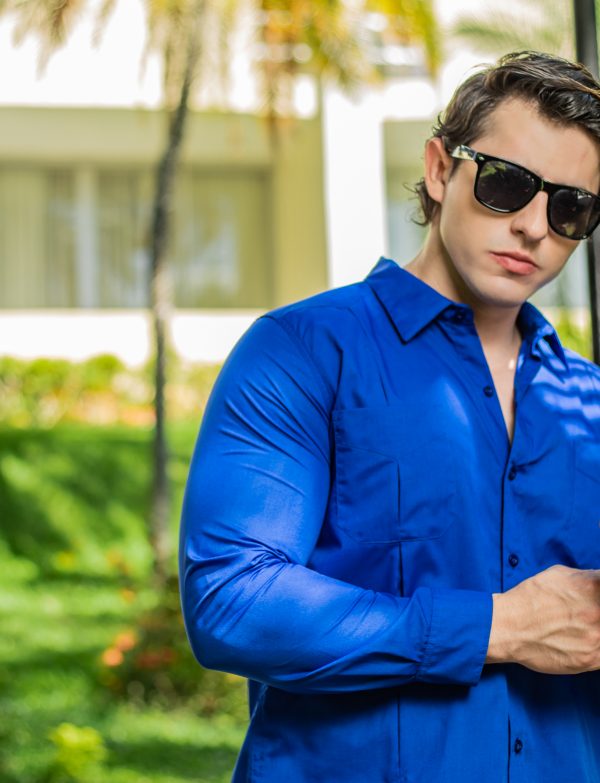 CAMISA CASUAL MANGA LARGA DE BOTONES CON DISEÑO DE COLECCION | 24967