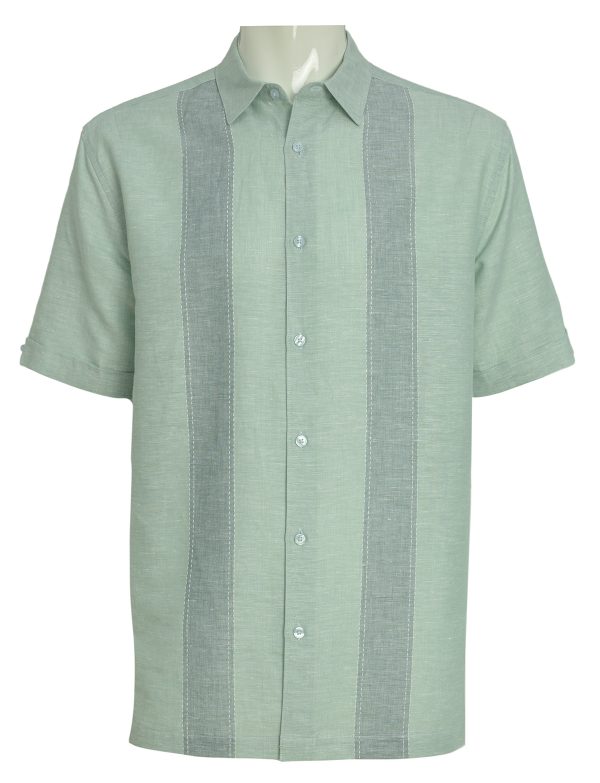 CAMISA CASUAL MANGA CORTA CON DISEÑO DE COLECCION | 25088